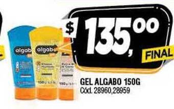 Supermercados Yaguar Gel Algabo oferta