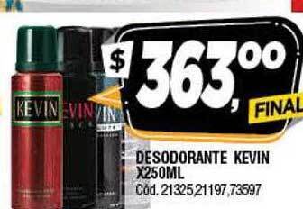 Supermercados Yaguar Desodorante Kevin oferta
