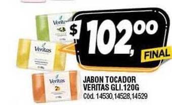 Supermercados Yaguar Jabon Tocador Veritas Gli oferta