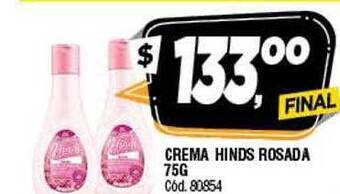 Supermercados Yaguar Crema Hinds Rosada oferta