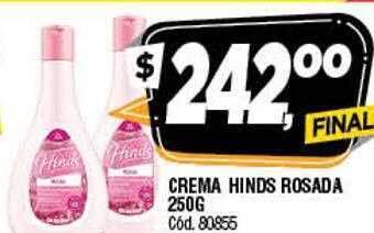 Supermercados Yaguar Crema Hinds Rosada oferta