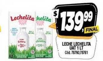 Supermercados Yaguar Leche Lechelita Uat oferta