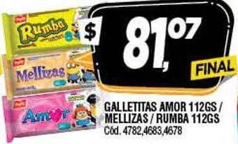 Supermercados Yaguar Galletitas Amor Mellizas Rumba oferta