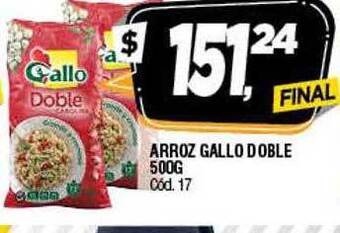 Supermercados Yaguar Arroz Gallo Doble oferta