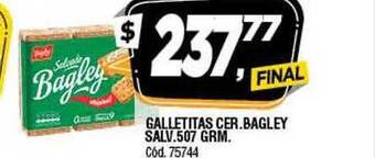 Supermercados Yaguar Galletitas Cer Bagley Salv oferta
