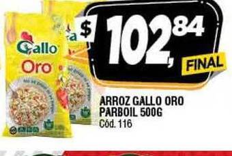 Supermercados Yaguar Arroz Gallo Oro Parboil oferta
