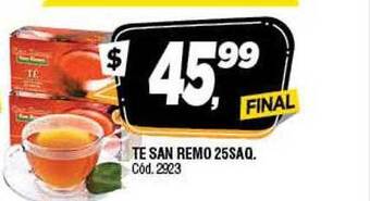 Supermercados Yaguar Te San Remo oferta