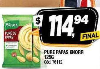 Supermercados Yaguar Pure Papas Knorr oferta
