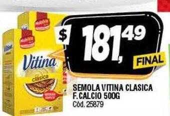 Supermercados Yaguar Semola Vitina Clasica F Calcio oferta