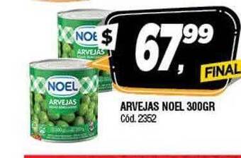 Supermercados Yaguar Arvejas Noel oferta