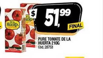 Supermercados Yaguar Pure Tomate De La Huerta oferta