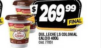 Supermercados Yaguar Dul Leche Ls Colonial Calcio oferta