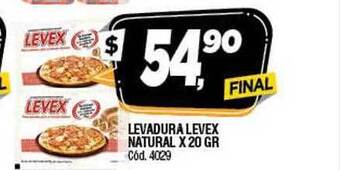 Supermercados Yaguar Levadura Levex Natural oferta