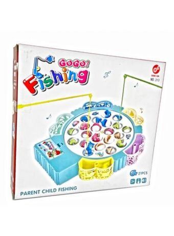 El Mundo del Juguete Juego peces pescamagic jr 21 peces 4 cañas celeste oferta