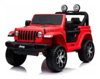 Kinderland Jeep wrangler rubicon a batería cl-shd1555 rojo pemium oferta