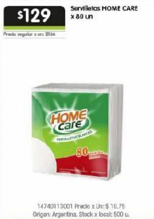 Disco Servilletas home care oferta