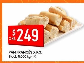 Changomas Pan francés x kg. oferta