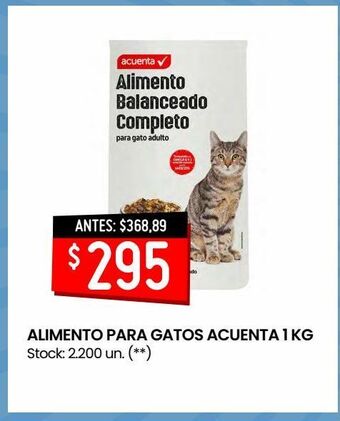 Changomas Alimento para gatos acuenta 1 kg oferta