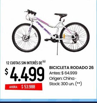 Changomas Bicicleta rodado 26 oferta