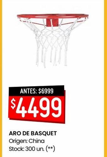 Changomas Aro de basquet oferta
