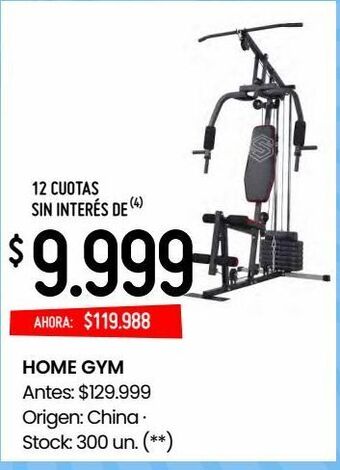 Changomas Home gym oferta