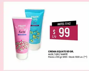 Changomas Crema equate 60g oferta