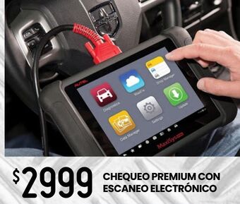 Changomas Chequeo premium con escaneo electrónico oferta