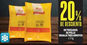 Makro Granja Tres Arroyos En Trozados de Pollo x 3 kg oferta