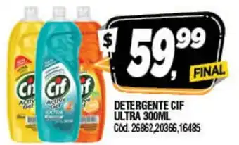Supermercados Yaguar CIF Detergente Ultra 300ml oferta