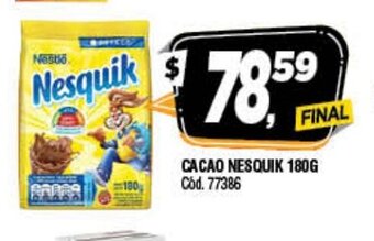 Supermercados Yaguar Nesquik Cacao 180g oferta