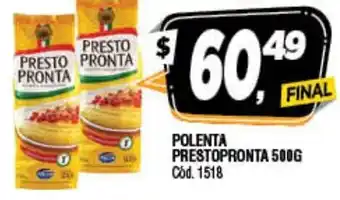 Supermercados Yaguar Prestopronta Polenta 500g oferta