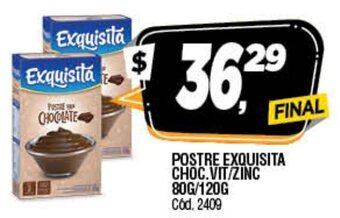 Supermercados Yaguar Exquisita Postre Choc.Vit/Zinc 80g/120g oferta