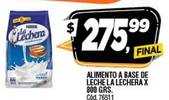 Supermercados Yaguar La Lechera Alimento A Base De Leche x 800grs oferta