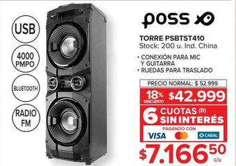 Carrefour Torre Psbtst410 Poss oferta
