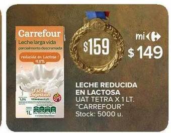 Carrefour Leche Reducida En Lactosa Uat Tetra oferta
