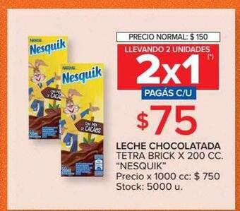 Carrefour Market Leche Chocolatada Tetra Brick oferta