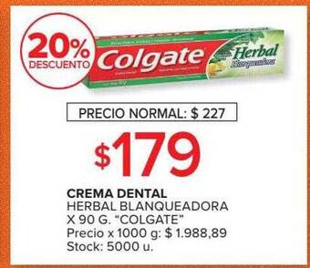 Carrefour Market Crema Dental Herbal Blanqueadora oferta