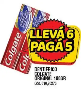 Supermercados Yaguar Colgate Dentrifico Original x 180gr oferta