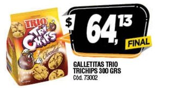 Supermercados Yaguar Galletitas Trio Trichips 300grs oferta