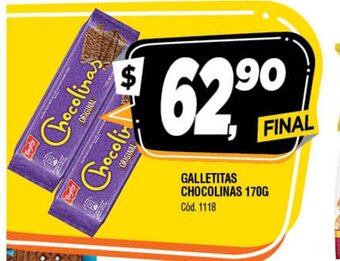 Supermercados Yaguar Galletitas Chocolinas 170g oferta