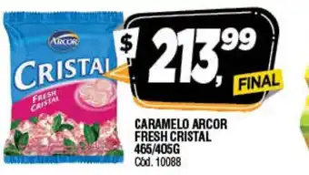 Supermercados Yaguar Caramelo Arcor Fresh Cristal 465/405g oferta