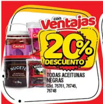Supermercados Yaguar Todas Aceitunas Negras oferta