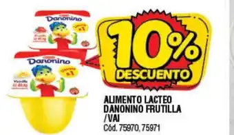 Supermercados Yaguar Alimento Lacteo Danonino Frutilla/Vai oferta