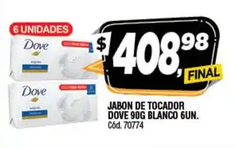 Supermercados Yaguar Jabon De Tocador Dove 90g Blanco 6 un oferta