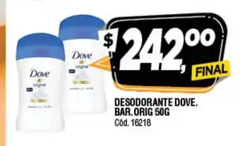 Supermercados Yaguar Desodorante Dove Bar Orig 50g oferta