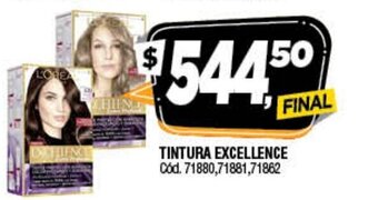 Supermercados Yaguar Tintura Excellence oferta