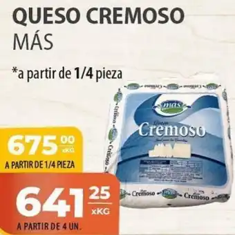 El Milagro Mayorista Más Queso Cremoso a Partir de 4 Un. oferta