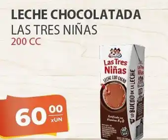 El Milagro Mayorista Las Tres Niñas Leche Chocolatada 200 cc oferta