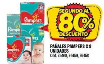 Supermercados Yaguar Pañales Pampers x 8 Unidades oferta