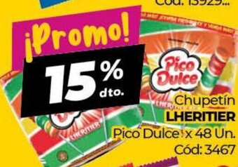 Diarco Lheritier Chupetín Pico Dulce x 48 Un. oferta